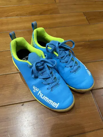 hummel 풋살화 22.5cm 파랑/노랑