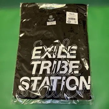 EXILE TRIBE STATION T셔츠 L사이즈 블랙