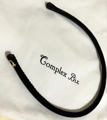 [ 새상품급 ] Complex Biz 프리모벨벳 헤어밴드 브라운
