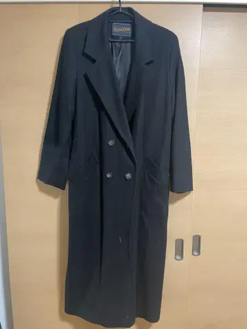Pendleton 블랙 롱 코트 사이즈 10