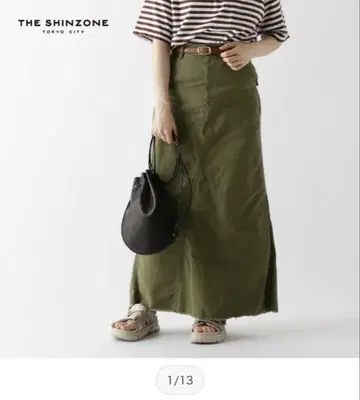 더 신즈존 워시드 베이커 스커트 34