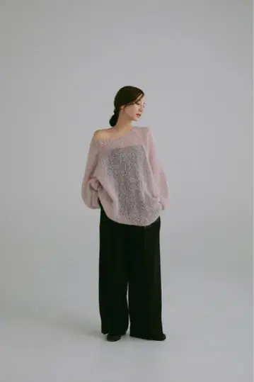 [ 새상품 ] low gauge mohair knit pullover