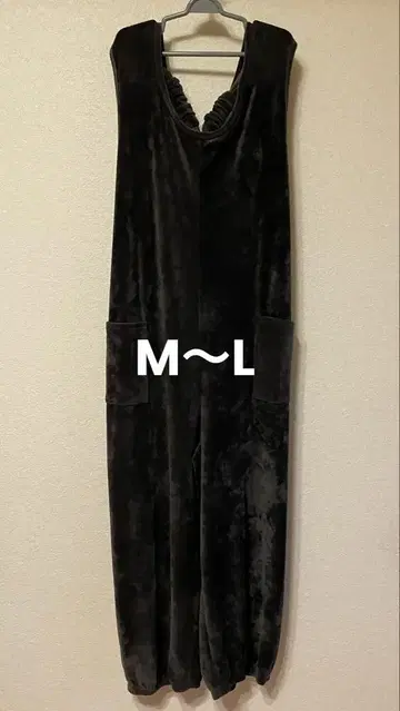 오버롤 살로펫 M~L 벨로아 벨벳 광택감