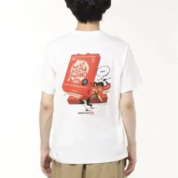 CHUMS 피자 디자인 T셔츠 LL 사이즈