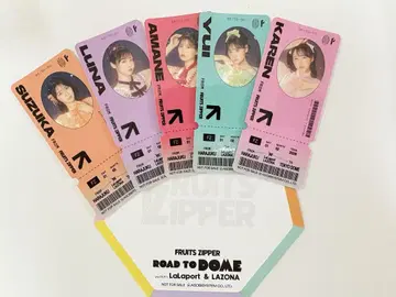 FRUITS ZIPPER 라라포트 콜라보 씰