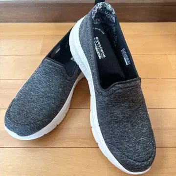 SKECHERS GO WALK 그레이 슬립온 25cm 스케쳐스