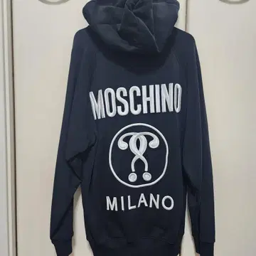 MOSCHINO 블랙 집업 후드티 38