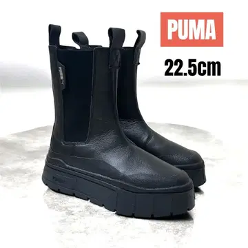 [컨디션 최상] PUMA 푸마 메이즈 스택 첼시 부츠 사이드 고어 블랙