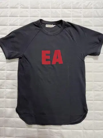 EMPORIO ARMANI 그레이 EA 로고 T셔츠 M