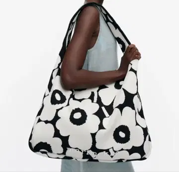 marimekko 니트 원 핸들 토트백