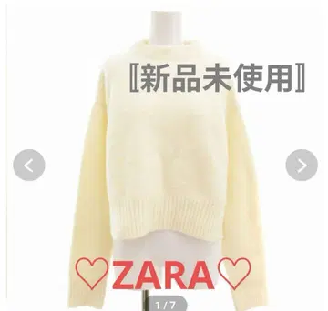ZARA 숏 기장 니트