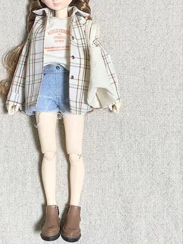 (118) 핸드메이드 22cm 인형 의류 퓨어니모2 모션 셔츠