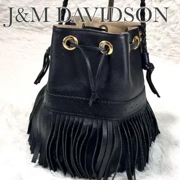컨디션 최상 J&M DAVIDSON 카니발 숄더백 가죽 복조리