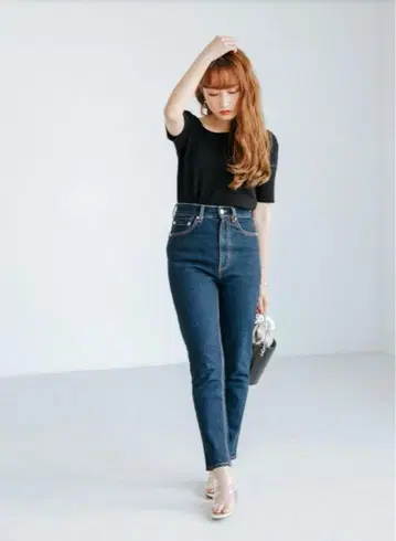 최종 가격 인하! 새상품급! COHINA 데님 슬림 테이퍼트 코히나 데님