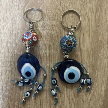 터키산 눈 모티브 키링