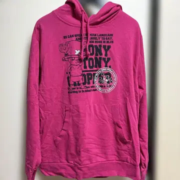 ONEPIECE 토니토니 초파 후드티 핑크