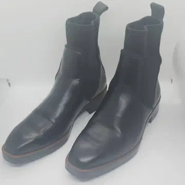 [ 새상품급 ] ZARA 삭스 사이드 고어 숏부츠 블랙 23.5cm