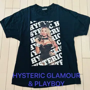 HYSTERIC GLAMOUR & PLAYBOY 티셔츠