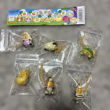 곰돌이 푸 옷 입히기 피규어 마스코트 6개 세트 묶음 판매