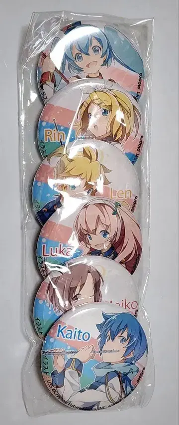 하츠네 미쿠 매지컬 미라이 2013 U35 캔뱃지 6개 세트