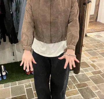 구제 의류 숏기장 블루종 자켓