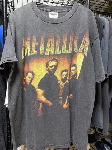 ask 가격 Metallica 메탈리카 티셔츠 90s 밴드 티셔츠