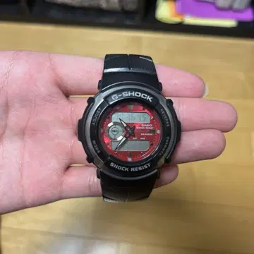 G-SHOCK 손목시계 레드 블랙