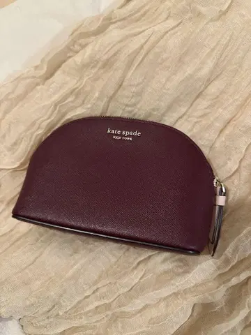 kate spade 버건디 파우치
