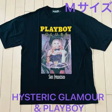 HYSTERIC GLAMOUR & PLAYBOY 티셔츠