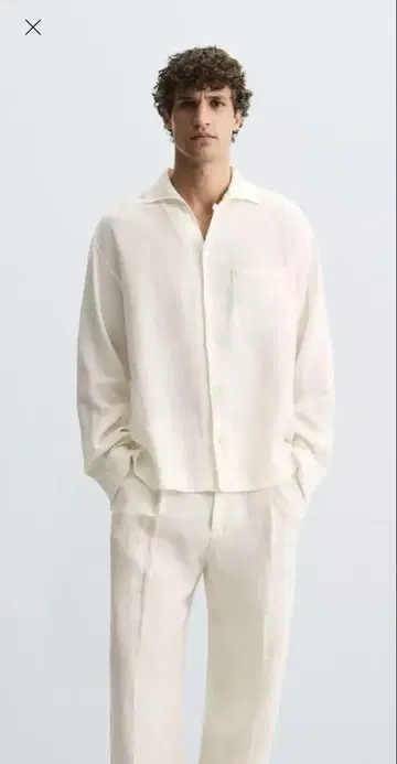 Zara 풀 레이드 레귤러 핏 셔츠