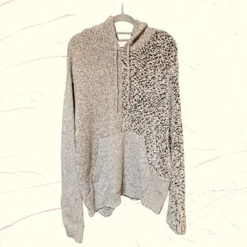 JOHN ELLIOTT 캐시미어 혼방 데미지 가공 니트 후드티 4