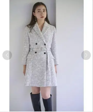 SNIDEL 더블 브레스트 자켓 미니 원피스