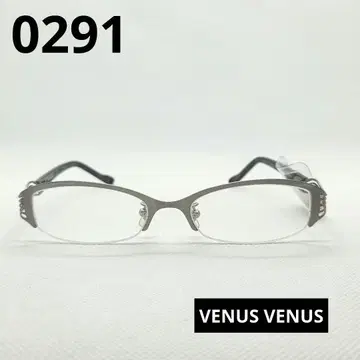 VENUS VENUS 실버 직사각형 프레임 안경 0291