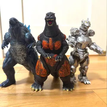고질라 피규어 3개 세트