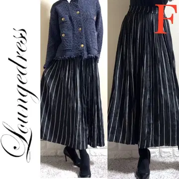 새상품급!Loungedress 라운지 드레스 와셔 스트라이프 스커트 F