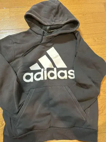 adidas 그레이 후드티 M 사이즈