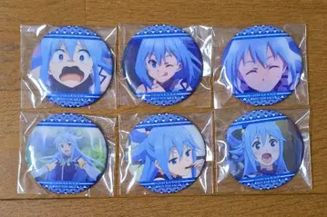 이 멋진 세계에 축복을! 온라인 복권 구매 혜택 캔뱃지 아쿠아 6점