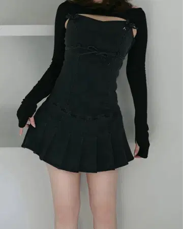 ANDMARY Bonnie denim mini dress