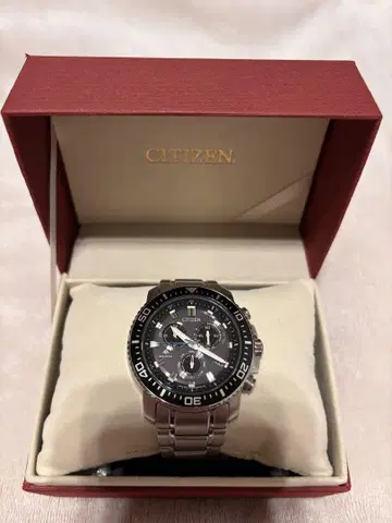 CITIZEN 프로 마스터 전파 솔라 PMP56 파랑 바늘