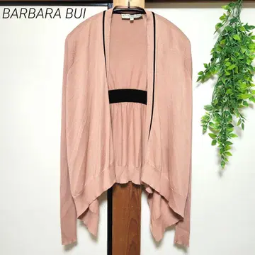 BARBARA BUI 바르바라 비위 실크 코튼 니트 가디건