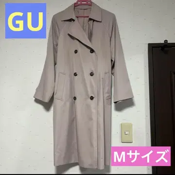 GU 트렌치코트 핑크 M 사이즈