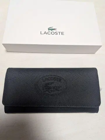 LACOSTE 블랙 장지갑