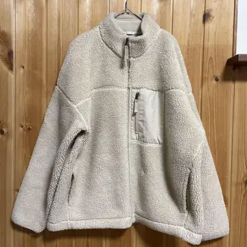 GU 플리스 자켓 아이보리 XL