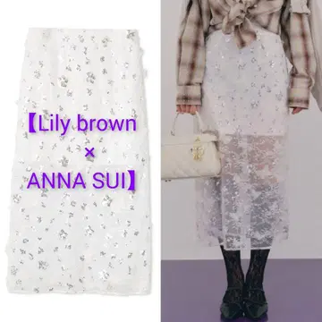 [ LILY BROWN x ANNA SUI ] 버터플라이 스커트