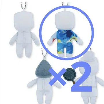 Sakuzyo 삭제 봉제 인형 마스코트 GiGO 한정판 2점