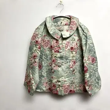 Mother Cotton 꽃무늬 퀼팅 자켓