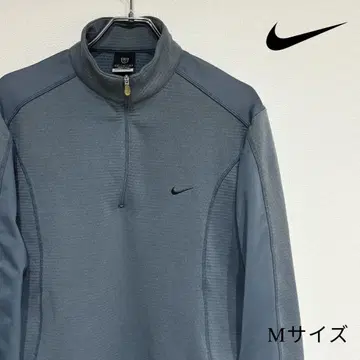 Nike 나이키 골프 하프 지퍼 톤 다운 블루 M 사이즈 파랑 소재 배색
