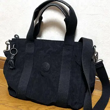 키플링 숄더백 블랙