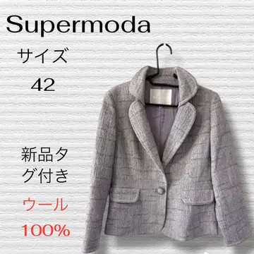 F-34 Supermoda 그레이 테일러드 자켓 42 사이즈 새상품