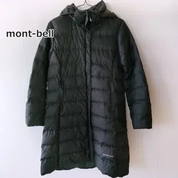 mont-bell 다운 자켓 트래블 다운 롱 코트 블랙 블랙